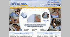 Desktop Screenshot of footfreepillow.com